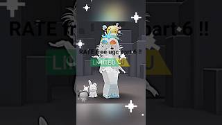 RATE free ugc part 6 { katagori kepala } // #roblox#ugchuntermungkin