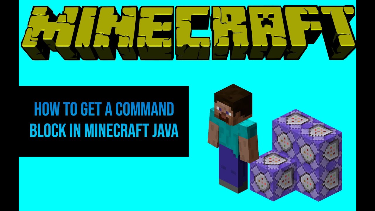 Minecraft Tutorial - How to Get a Command Block in Java Edition - YouTube