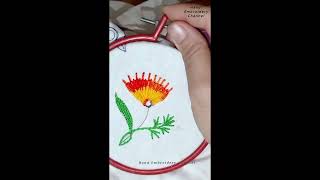 Step by Step Flower Embroidery || @HandEmbroideryChannel