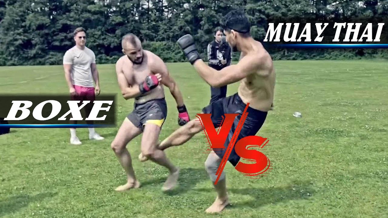 MUAY THAI X BOXE EM BRIGA DE RUA FIGHT