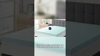 Best Price Mattress 1.5 Inch Ventilated Memory Foam Mattress Topper, Cooling Gel Infusion, CertiP...