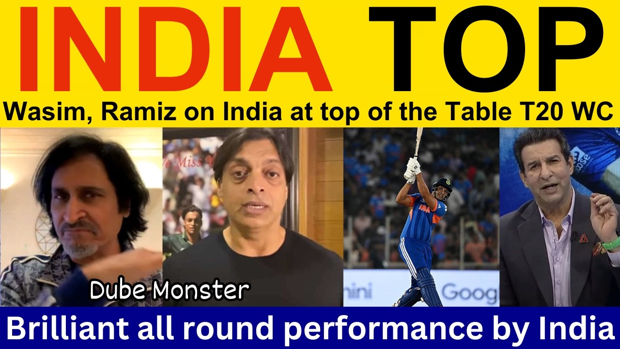 Pak Media Crying on India finish at Top of Table above Pak | Ramiz Raja, Shoaib Akhtar on Ind vs NED