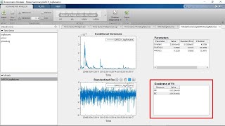 Creating GARCH Models Using Econometric Modeler App
