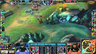 Sezon Ortası Uluslararası Özel Turnuvası - Yarı Final - EDG vs AHQ 1. maç