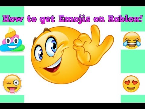 How To Do Emojis In Roblox Youtube - all roblox emojis