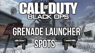 COD Black Ops: Array Grenade Launcher Spots (Domination & Search and Rescue)