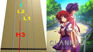 Clannad OST en Violín|tab,tutorial,partitura,como tocar|HD Tutorial