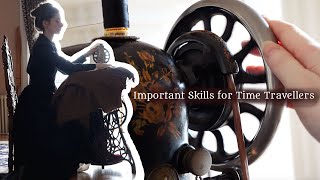 How Victorian Sewing Machines Work (1892 Singer Treadle)