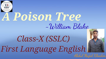 A poison tree by William Blake,Easy English classes