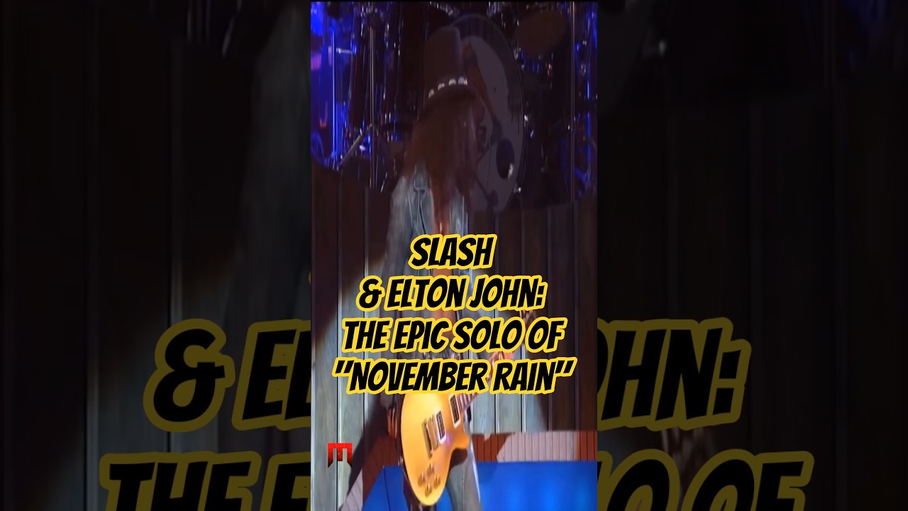 Slash & Elton John: The Epic Solo of "November Rain" Live | Guns N' Roses - MTV VMA 1992