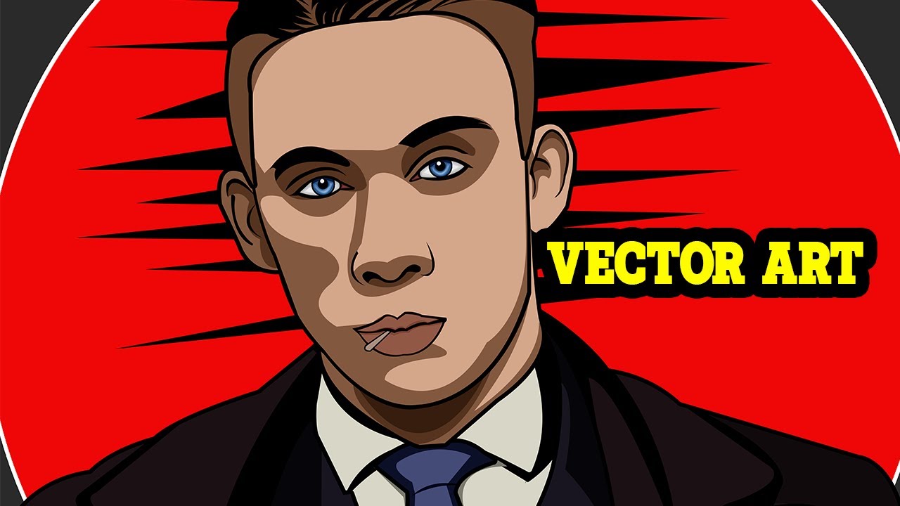 John Shelby Vector art made using photoshop I Peaky Blinders 