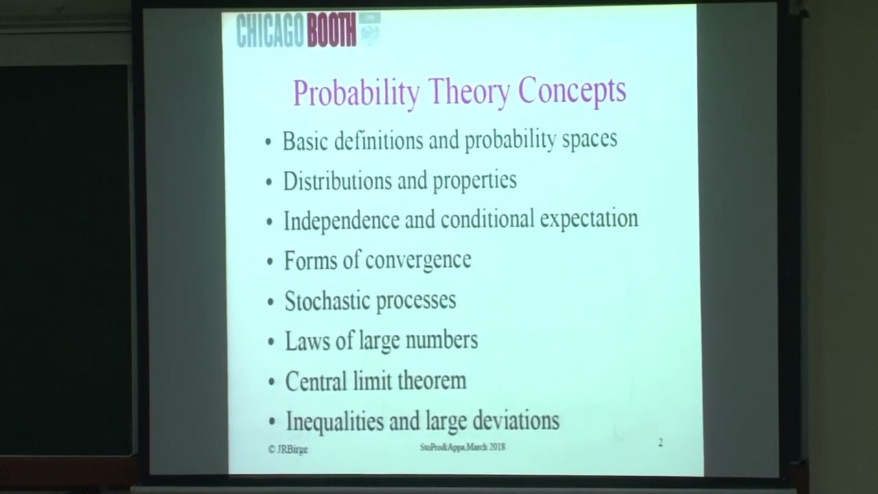 Stochastic Programming and Applications (Lecture- 2)