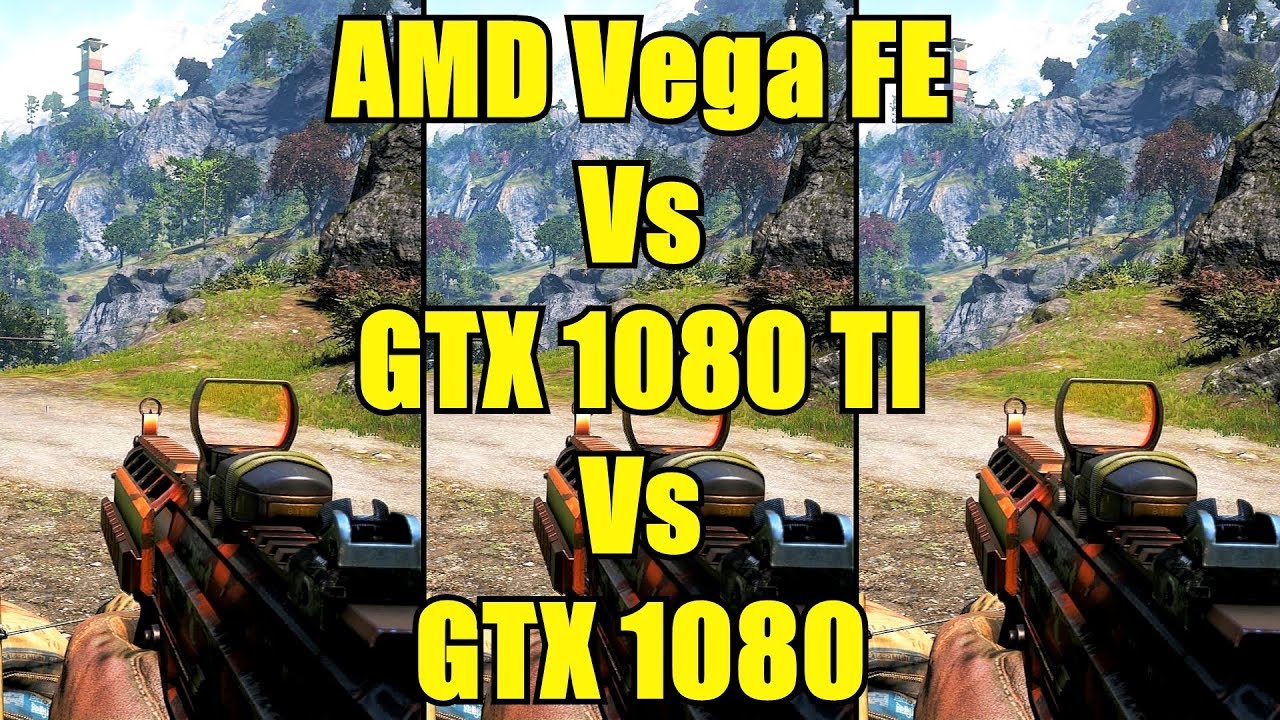 Far Cry 4 AMD Frontier Edition Vs GTX 1080 TI Vs GTX 1080 Frame Rate Comparison
