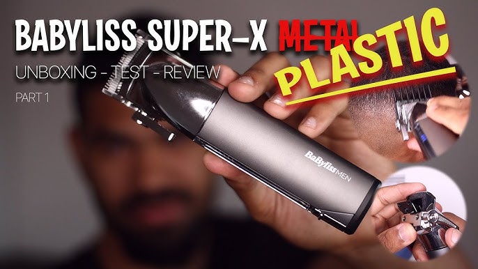 BaByliss Super-X Metal Series Cordless - Clipper Hair YouTube Unboxing