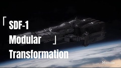 SDF-1 MODULAR TRANSFORMATION#macross #robotech #japan #sdf1 #