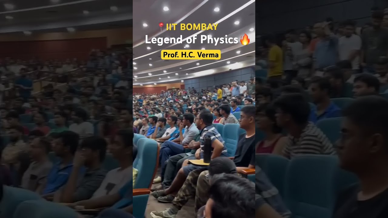 IIT Bombay Legend Of Physics Prof HC Verma Iit Iitbombay Hcverma