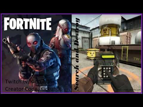 First Look at Fortnite: Search and Destroy!!!
