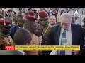 Le prsident ibrahim traor et justin tagouh le pdg dafrique mdia lors du sommet russie afrique 