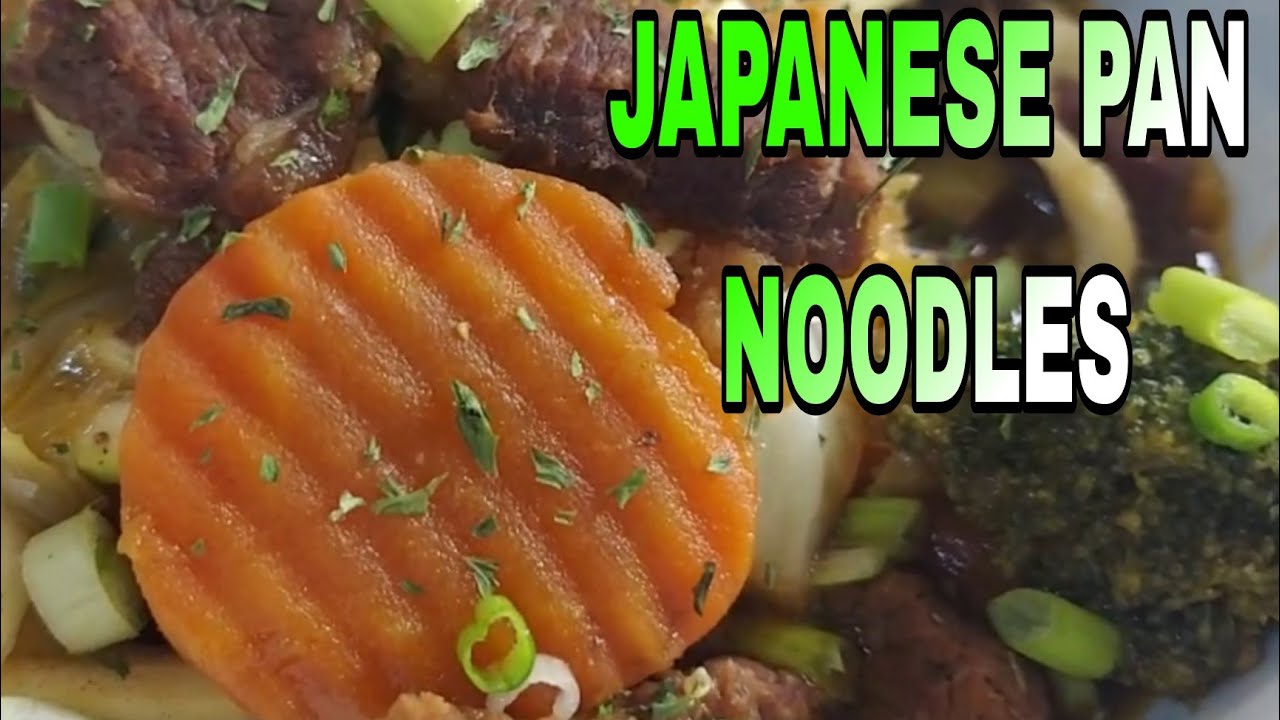 BEST JAPANESE PAN NOODLES RECIPE YouTube