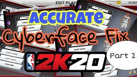 Nba 2k20 Mobile CFID (Cyberface ID) Fixed for Nba2k22 Roster Part 2 ||  @2kQuestionMark
