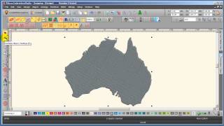 Auto convertion of bitmaps to embroidery