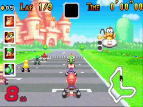 mario kart gameboy advance sp