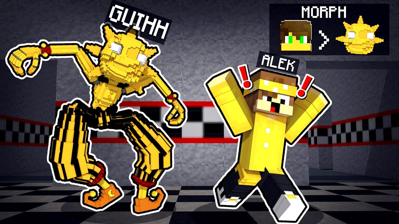 EU SECRETAMENTE TROLLEI MEU AMIGO COM MODS DE TRANSFORMAÇÃO DE ANIMATRONICS no MINECRAFT ✭ Guihh ✭