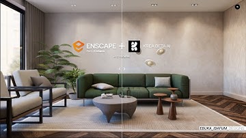 Enhance your Architecture/ Interior Design renders using KREA AI