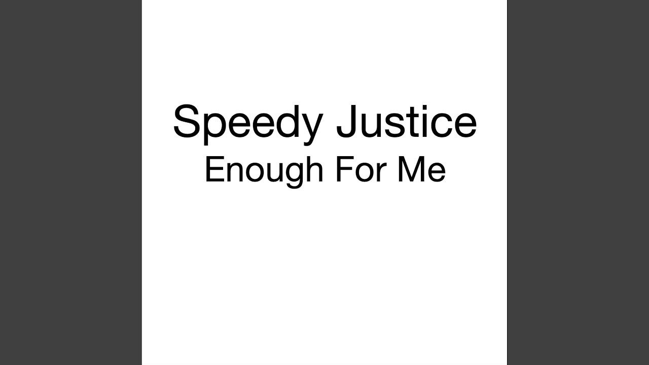 Watch Enough For Me on YouTube Watch Enough For Me on YouTube