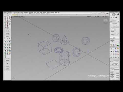 Autodesk Alias Basic Tutorials 4 - Basic Object Creation and Manipulation