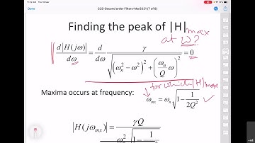 CMOS Analog Integrated Circuits - Lecture 25: Second order Filters