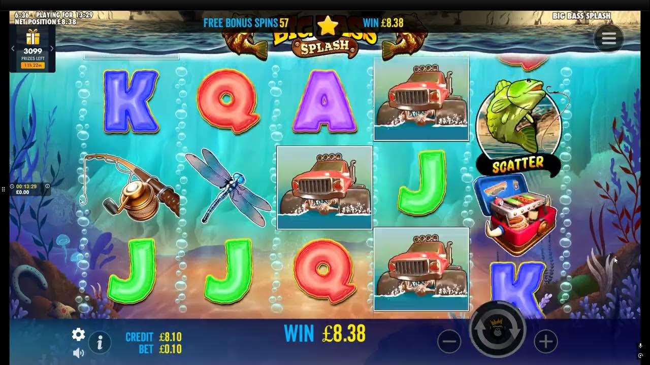 100 Free New Player Spins - Midnite Casino - Big Bass Splash - YouTube