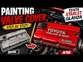 I Painted My Valve Cover RED! 🔥 (Toyota Starlet Glanza)