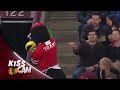 Chicago blackhawks tommy hawk kiss cam gone awry