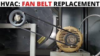 HVAC: Fan Belt Replacement/Installation For AC/Furnace/Exhaust Systems (Belt Pulley, V Belt Pulley)