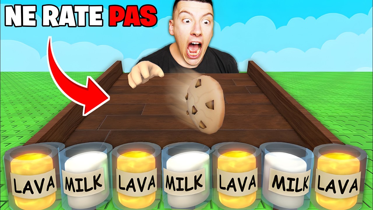 FAIRE ROULER ton COOKIE ou MOURIR sur ROBLOX !