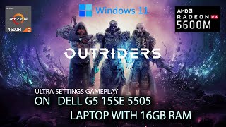 Outriders Ultra Setting Gameplay | WINDOWS 11 | Dell G5 15SE 5505 | Ryzen5 4600H Rx 5600M | 16GB ram screenshot 3