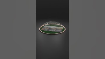 Day 17-Persistence of Memory🕰️with a Custom Glass Dome #b3d Thanks@harpoonlobotomy for the material