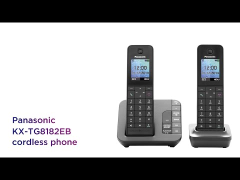 Panasonic KX-TG8182EB Cordless Phone with Answering Machine | Product Overview | Currys PC World