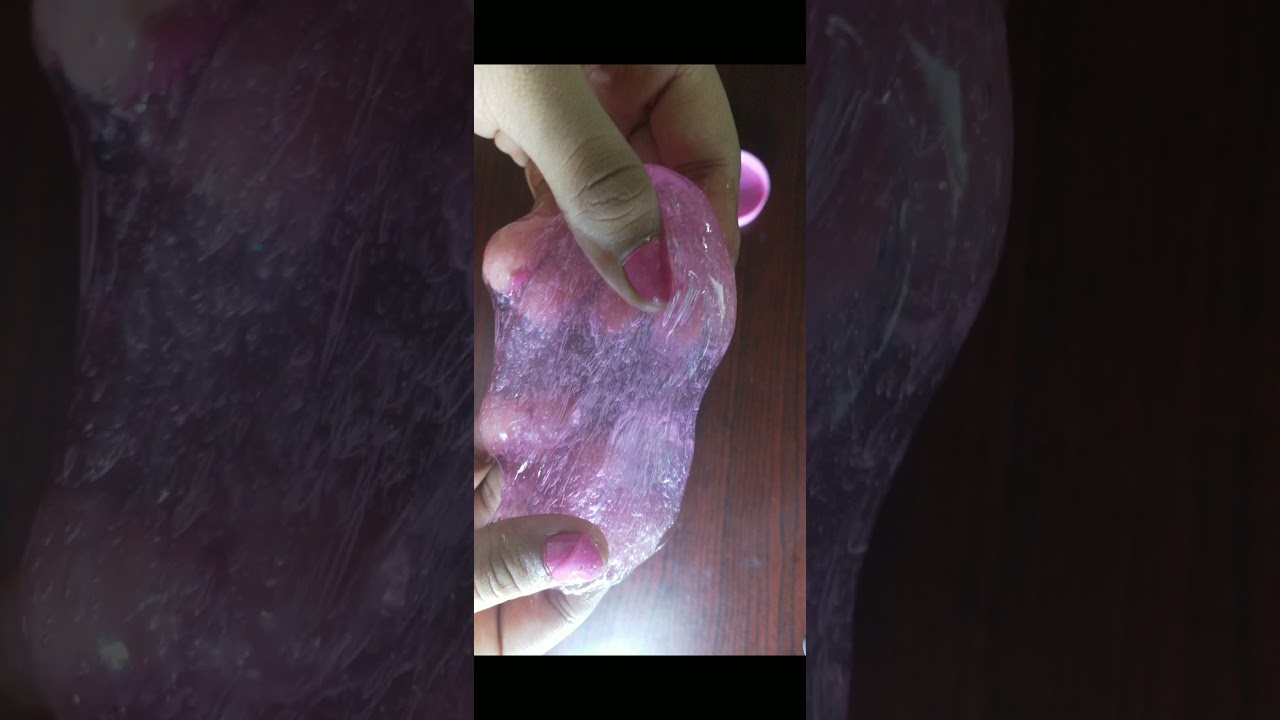 Oddly Satisfying Slime | Rare Pink Clear Slime 💗