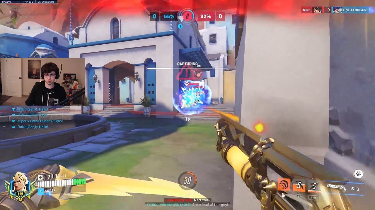 SUPER JUNKER QUEEN GAMEPLAY OVERWATCH 2 SEASON 20 TOP 500