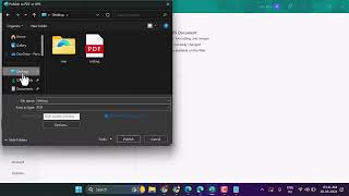 How to save Publisher file pub as PDF