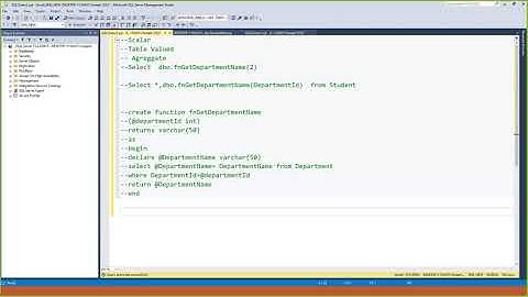 Part 40 SQL Server in Amharic Crash Course Revision on Function