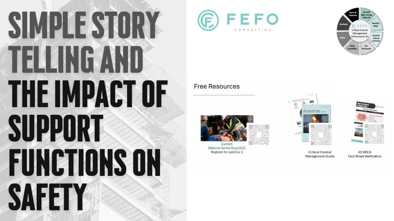 Simple story telling and the impact of support functions on safety ...