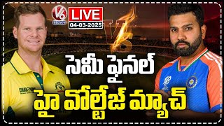 India vs Australia Match LIVE Updates: Champions Trophy 2025 Semi Final | V6 New