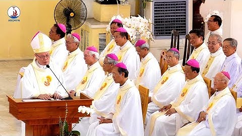 Thánh lễ tạ ơn: ĐTGM Giuse Nguyễn Chí Linh – Chủ tịch HĐGMVN – chúc mừng