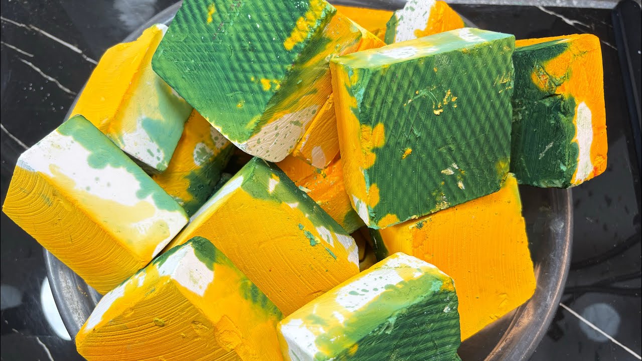 Double tone Blocks Chalk | Oddly Satisfying 