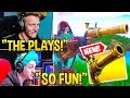 STREAMERS *GO CRAZY* USING *NEW* "FLINT-KNOCK PISTOL!" (VERY USEFUL) - Fortnite Moments