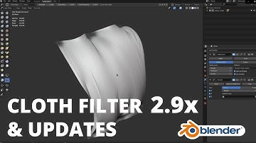 BLENDER 2.90 || CLOTH FILTER & UPDATES || SOME COOL FEATURES😍