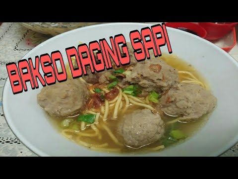 RESEP BAKSO DAGING SAPI #stayathome | Makan Enak